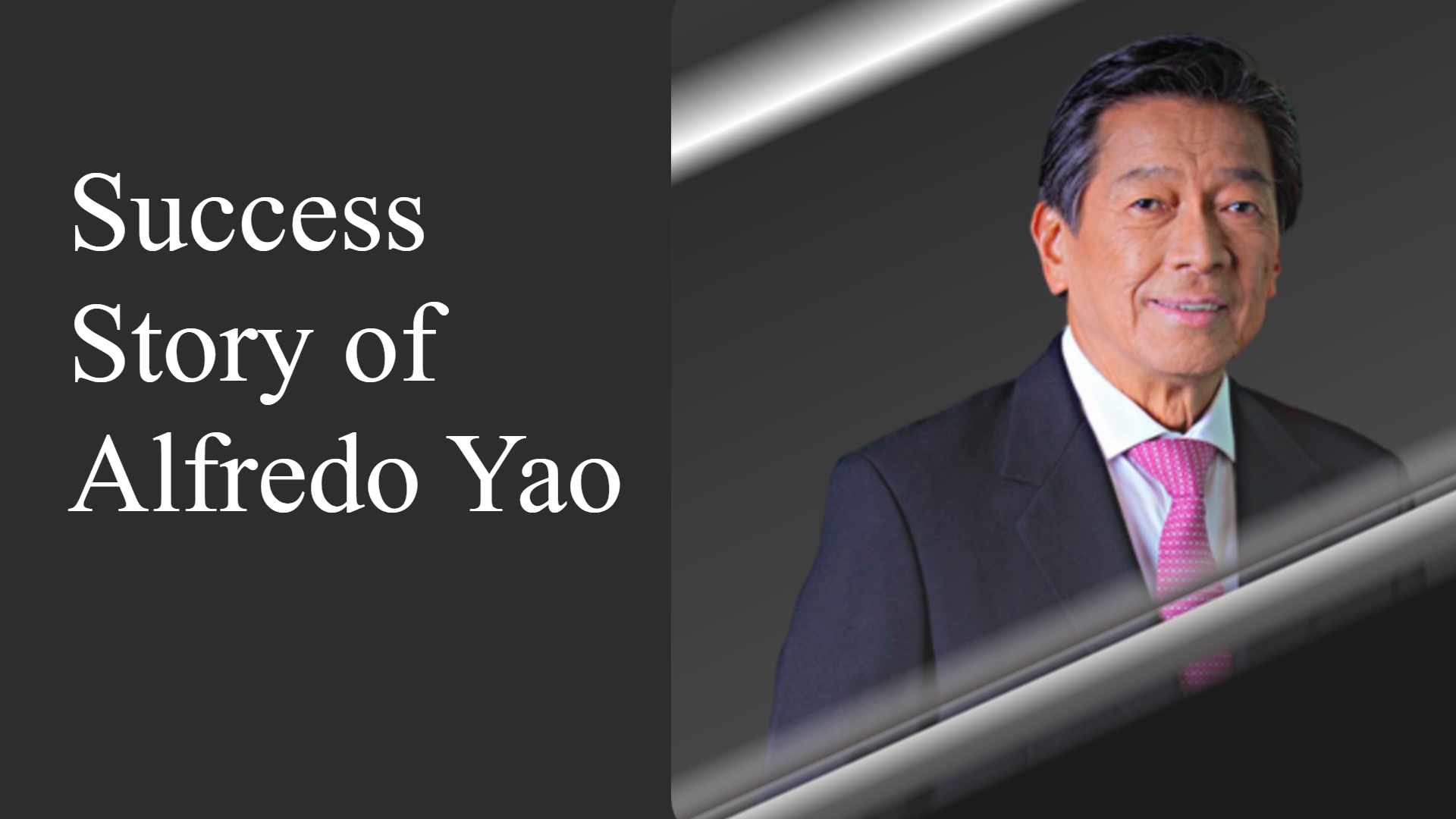 Alfredo Yao Success Story